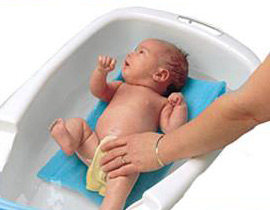 Charla prenatanal: El baño del recién nacido
