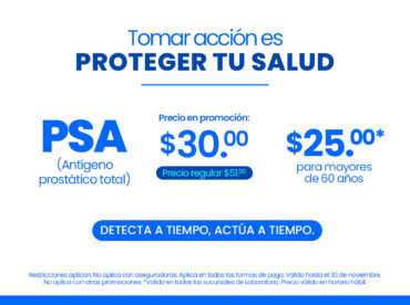 Descuento en prueba PSA